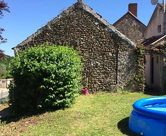 réhabilitation lourde d'une grange transformée en pièces de vie